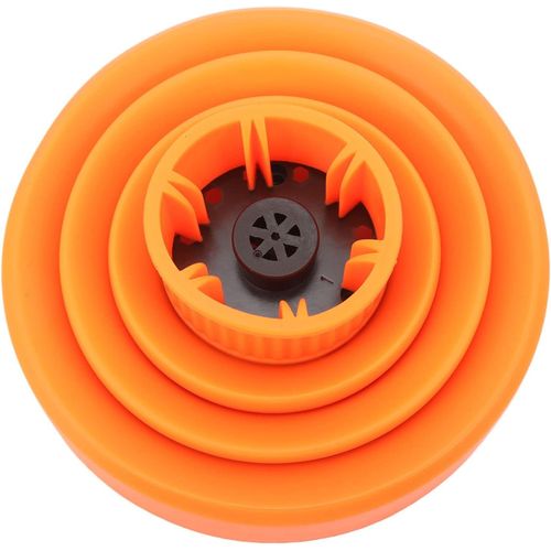 SHIBA-Diffuseur de Sèche-cheveux Pliable, Orange Pliable Pliable Universel en Silicone Souple pour Sèche-cheveux[191]
