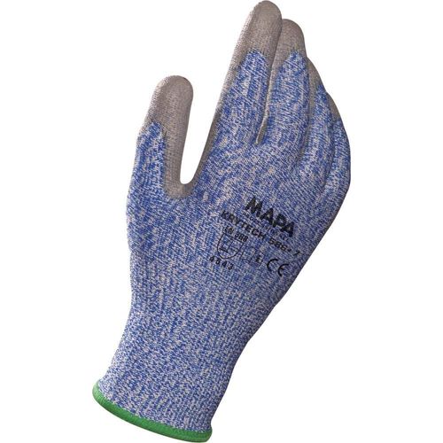 SHIBA-Mapa Professional Krytech 586 Gants de protection, Bleu/Gris (lot de 2), 6, bleu/gris, 2[2761]