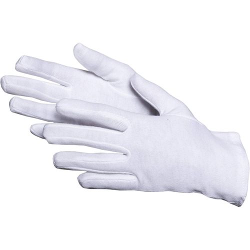 SHIBA-561 Gant en coton, Oekotex, difficile, blanc, Taille 12, lot de 24[2278]