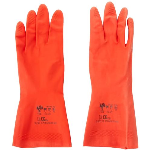 SHIBA-Mapa Professional Lot de 2 gants de protection rouge, 7, red, 2[2290]
