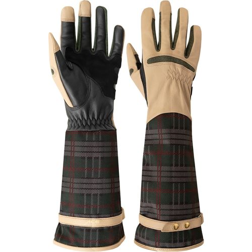 SHIBA-Garden Glam Gants de jardinage pour femme - Gants longs en cuir de chèvre - Contre les épines et les pointes de roses - Tail[2