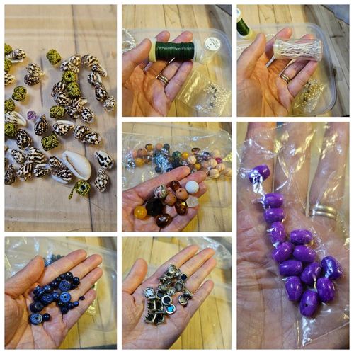 Perles En Vrac, Griffes Strass, Fils Métallique