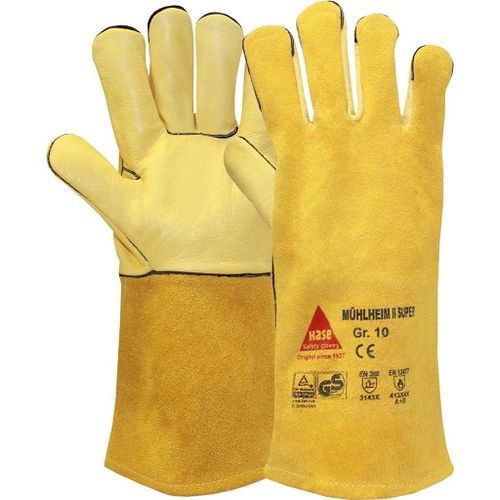 SHIBA-Gants de soudure MÜHLHEIM-II-SUPER en fleur de vachette entièrement doublée, gants de sécurité, bonne isolation thermique Ta[2