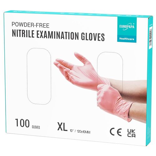 Shiba-® Lot De 100 Gants Jetables En Nitrile Sans Latex Non Stériles Sans Latex[2180]