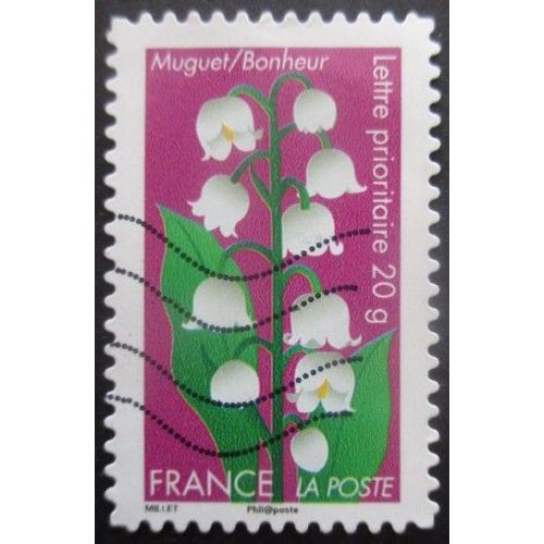 France Autoadhésif N°664 Muguet Oblitéré