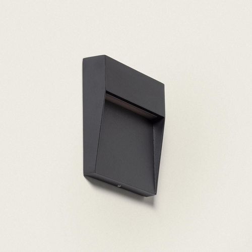 Applique Murale Extérieur Led 3w Cct Seleccionable En Saillie Carrée Jade Blanc
