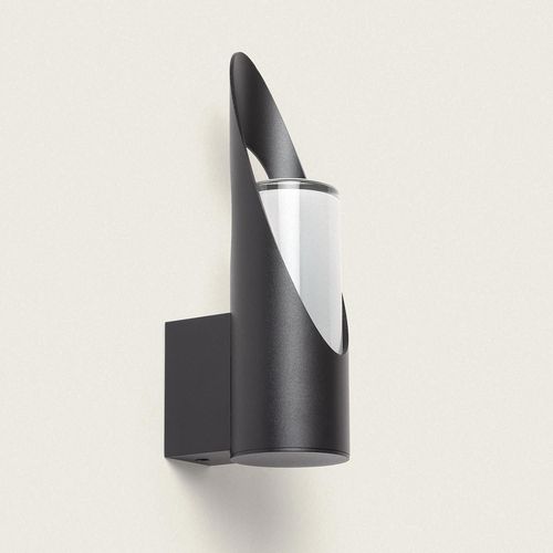 Applique Murale Extérieure Aluminium Oblong Noir