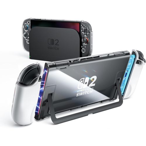 Shiba-Coque De Protection Pour Nintendo Switch 2 2025, En Polycarbonate + Tpu, Accessoires Compatibles Avec Console Switch 2 Et Ma[2
