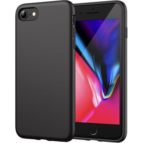 Coque Pour Iphone Se 3 2022 / Se 2020 / Iphone 8 / 7 - Etui Housse Protection Antichoc Tpu Silicone Noir