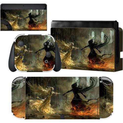 Shiba-Autocollant Pour Switch Oled Protection,Sticker Skin Pour Nintendo Switch Oled Manette & Console & Joycon & Dock-Rencontre[281