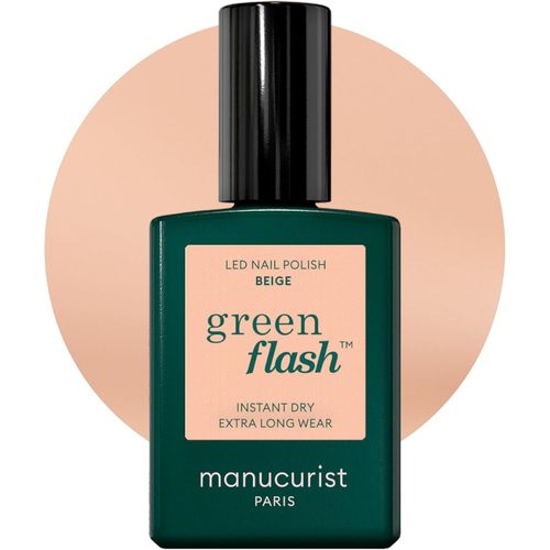 Shiba-Manucurist ¿ Vernis Semi Permanent Green Flash¿ ¿ Vernis À Ongles Gel Beige ¿ Vernis 12-Free, Bio Sourcé (61%) ¿ Manucure Pr[9 