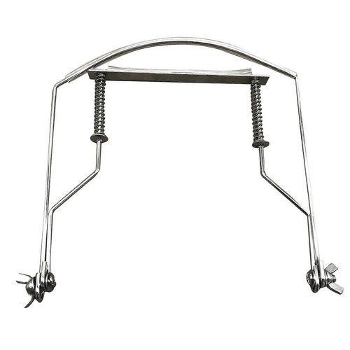 Harmonica Neck Holder 10 Trous Blues Harp Mouth Organ Stand Harmonique Rack - Argent