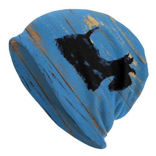 Scottie Chien Bonnet Bonnet Bonnet Bonnet Tricoté Chapeau Femmes Hommes Hip Hop Scottish Terrier Chaud D¿Hiver Skullies Bonnets Casquettes Pour Ski