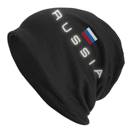 Russie Drapeau Mode Skullies Bonnets Casquettes Unisexe Bonnet Hiver Chaud Tricoté Bonnet Cccp Russe Fier Bonnet Chapeaux De Ski En Plein Air
