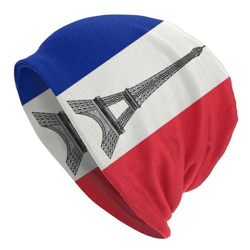 Drapeau De La France Skullies Bonnets Casquettes Pour Hommes Femmes Unisexe Rue Unisexe Hiver Chaud Chapeau Tricoté Adulte Français La Tour Eiffel Bonnet Chapeaux