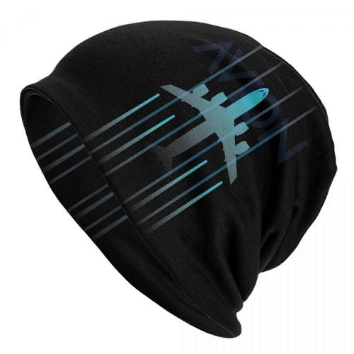 Aviation Avion Skullies Bonnets Casquettes Unisexe Bonnet Hiver Chapeau Tricoté Chaud Pilote D¿Avion Aviateur Bonnet Bonnet Casquette De Ski En Plein Air