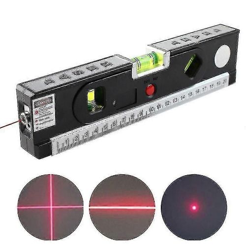 Niveau d¿esprit laser 2-en-1 avec lumière, outil de nivellement laser magnétique pour la construction image suspendue peinture murale peinture rénovation de maison
