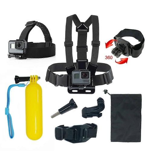 Ensemble pour Gopro Hero 9 8 7 6 5 Accessoires pour Go Pro Support Pour Yi 4k Eken H9R Accessoire pour GoPro Hero 6 Yi 4K Caméra