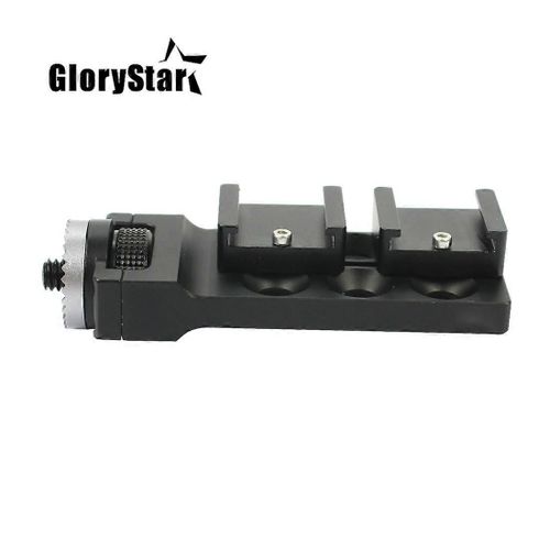 Accessoires de bras d¿extension droit de rallonge de montage universel en alliage d¿aluminium CNC pour cardan de caméra DJI OSMO OSMO+ Plus