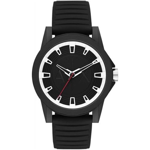 Ytseazn-Armani Exchange Montre Pour Homme,Mouvement À Quartz Et Boîtier De 44 Mm Avec Bracelet En Acier Inoxydable,En Cuir Ou En Silicone