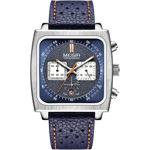 Ytseazn-Montre À Quartz Pour Homme Avec Affichage Analogique De La Date,Bracelet En Cuir Véritable,Cadran Carré,Étanche,Montre D'affaires Pour Homme