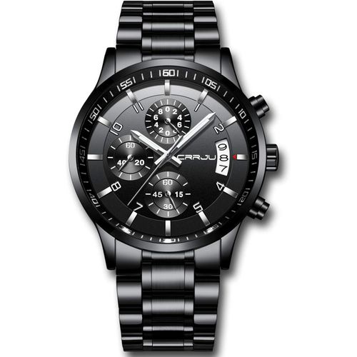 Ytseazn-Montre Homme Montres Bracelets Chronographe Sport Classique Montres En Acier Inoxydable,Automatique Date 30m Etanche Analogique Quartz