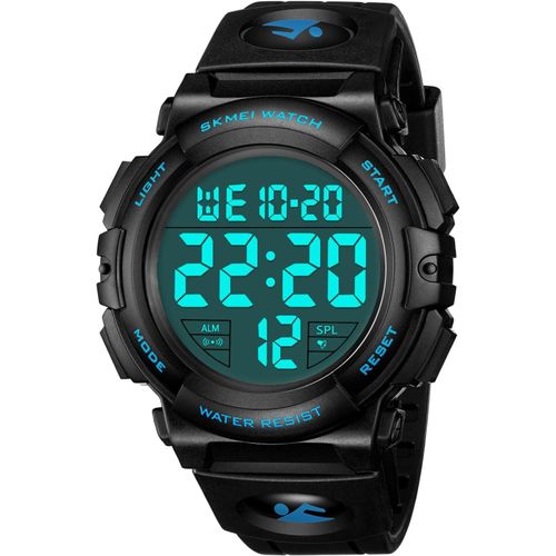 Ytseazn-Montre Homme Sport Militaire Étanche Montre Digitale Chronomètre Alarme Lumière Led Montres Bracelet Hommes Numerique Mode Grand Cadran