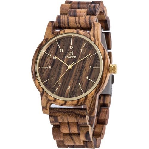 Ytseazn-Mujuze Montre En Bois Pour Homme,Mouvement Japonais,Montre Analogique À Quartz Avec Affichage De La Date Et Points Lumineux,Cadeau Pour Homme