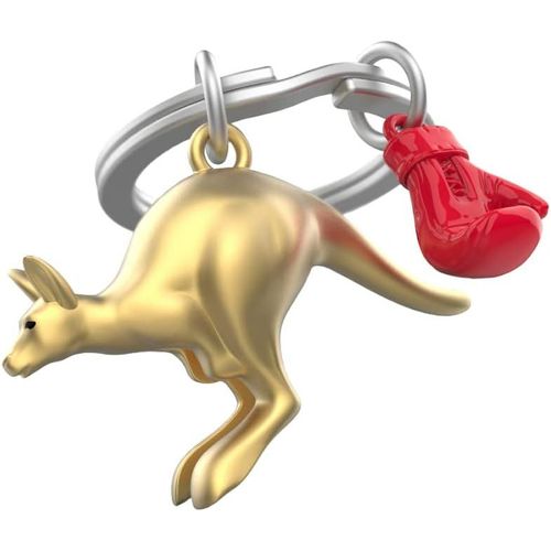 ytseazn-Metalmorphose-Porte-Clés Kangourou-Mtm277-01,Doré,Rouge,Taille Unique