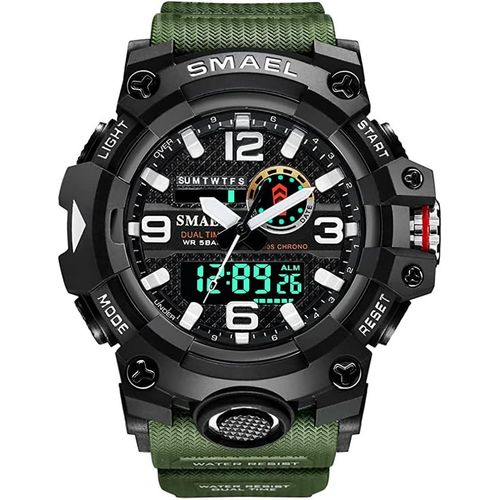Ytseazn-Montre Militaire Pour Homme,Analogique Et Numérique,Montre De Sport,Étanche À Led Avec Chronomètre Numérique,Montre De Luxe Décontractée,Wristwatch