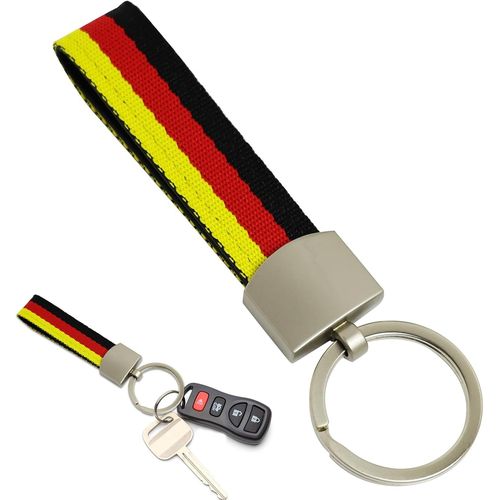 ytseazn-Porte-Clés Drapeau De L'Italie,Porte-Clés Drapeau Italien En Toile Et Anneau En Métal,Pas Facile À Casser,Mode Inoxydable Et Résistant À La Lumière
