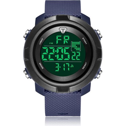Ytseazn-Montre Homme Digitale Sport Militaire Montre Pour Homme Led Etanche Chronomre