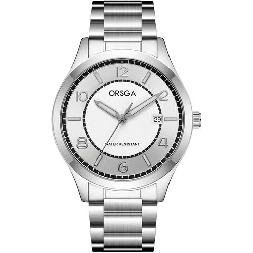 Ytseazn-Montres Bracelet Homme Etanche Date Élégant Montre Analogique Quartz Acier Inoxydable Montre Hommes Mode