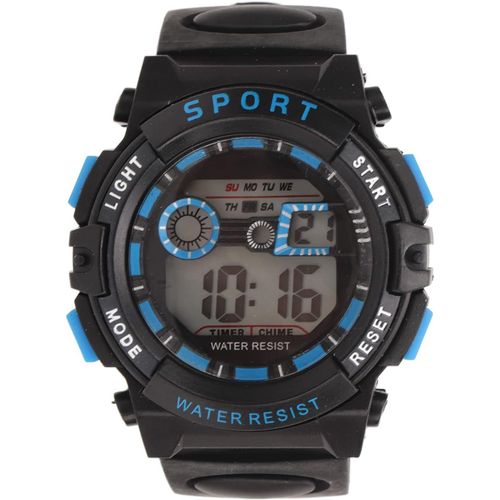 Ytseazn-Montre Électronique Pour Homme,Montre De Sport Numérique Multifonctionnelle Wr50m Étanche Avec Alarme Lumineuse Pour La Natation,La Course À Pied