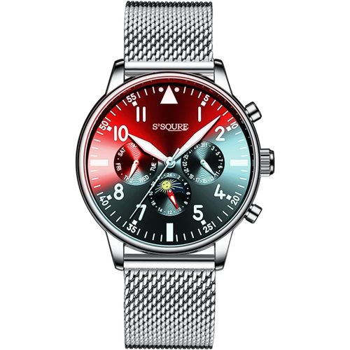 Ytseazn-Montre Mécanique Automatique Pour Homme-Noir-Analogique-Date-Acier Inoxydable-Bracelet S-Montre De Sport-Cadeau