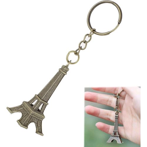 ytseazn-Porte-Clés Tour Eiffel En Or-Souvenir De Paris-Voyage De Paris-Vacances En France-Mini Tour Eiffel Porte-Clés Femme