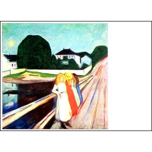 Munch Edvard Lot 14 Cartes Postales Tableaux Peinture