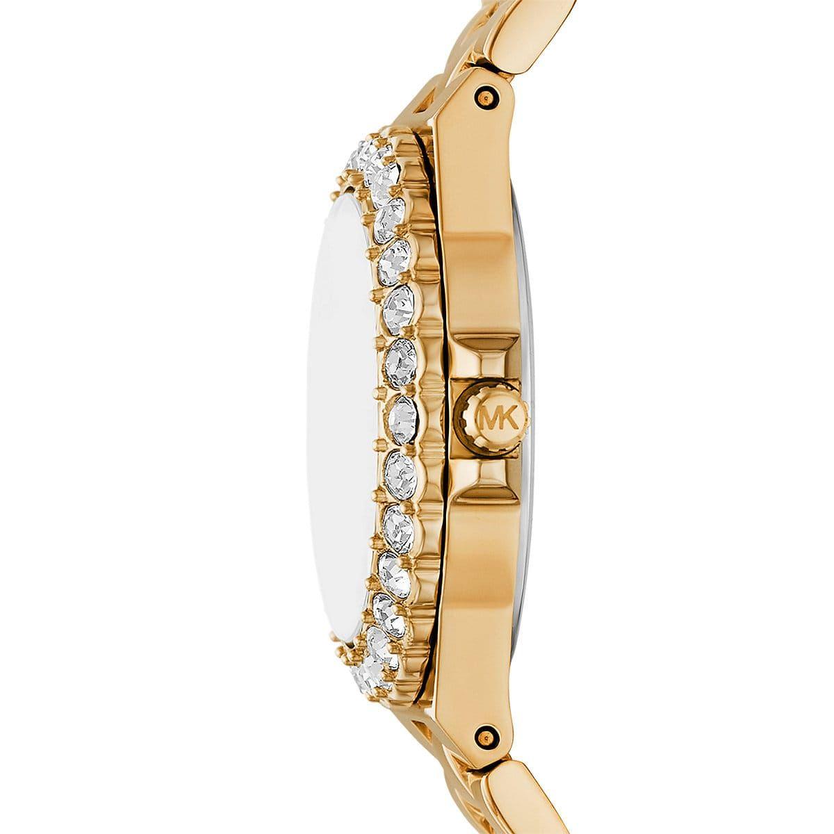 Michael kors gold diamond watch best sale