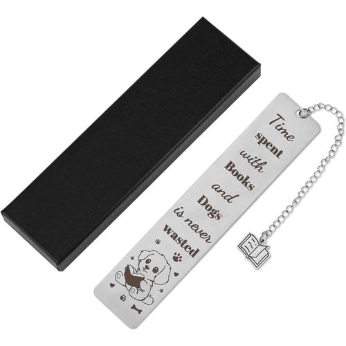 Ytseazn-Marque-Page Chien,Marque-Pages En Acier Inoxydable Adorables En Forme De Patte De Chien Cadeaux Pour Étudiants Et Enseignants Marque-Page Animal Accessoires Lecture