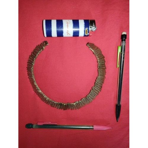 Collier Torque Bronze Rigide Biche De Bere Pour Promod. Année 90.