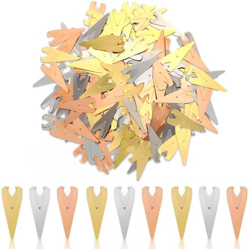 Ytseazn-12 Pcs De Signets Métalliques En Forme De Squelette De C?ur Idéal Pour Enseignants Étudiants Et Amateurs De Livres Or Argent Or-Rose