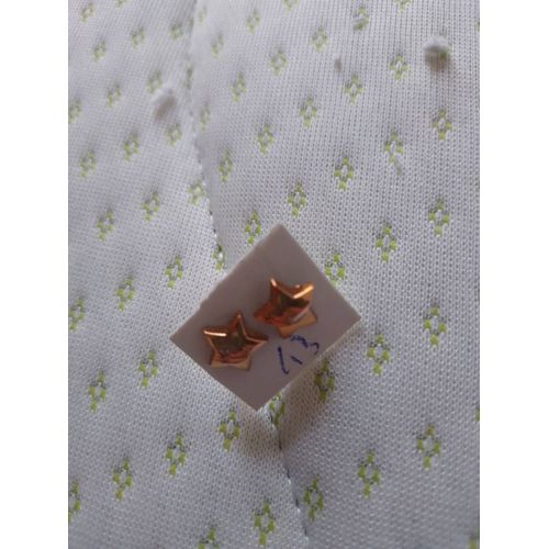 Boucles D'oreilles Étoiles Dorée