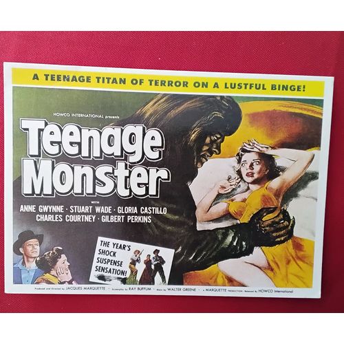 Carte Postale Film Teenage Monster
