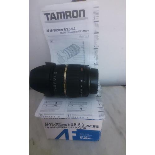 Objectif Tamron AF 18 200 mm  f/3.5-6.3 XR Di iiLD aspherical (IF ) Macro nikon Fif