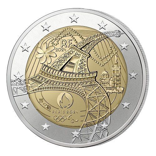 Pièce 2 Euros Jeux Olympiques 2024