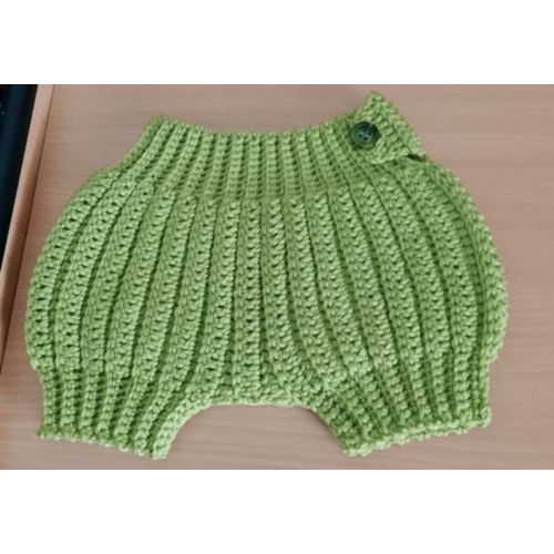 Ensemble Sarouel Brassière Bébé 0 3 Mois Fait Main En Crochet