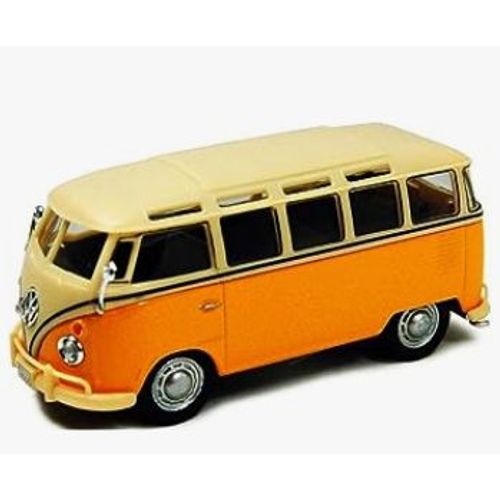 Voiture Collection Sixties 1/43 Vw Samba De Couleur Orange