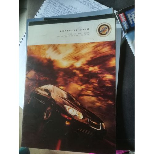 Brochure Chrysler 300m De 1998