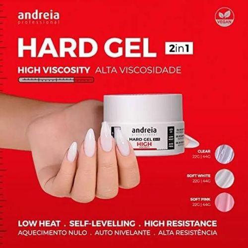 Gel À Ongles - Andreia - Hard High Viscosity - Idéal Pour Un Usage Quotidien - Ingrédients De Qualité Multicolore