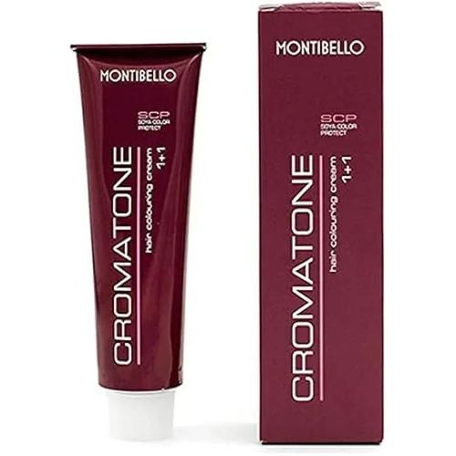 Teinture - Montibello - Cromatone 1.1 - 90 Ml - Sans Ammoniaque - Crème Pour Tous Types De Cheveux 